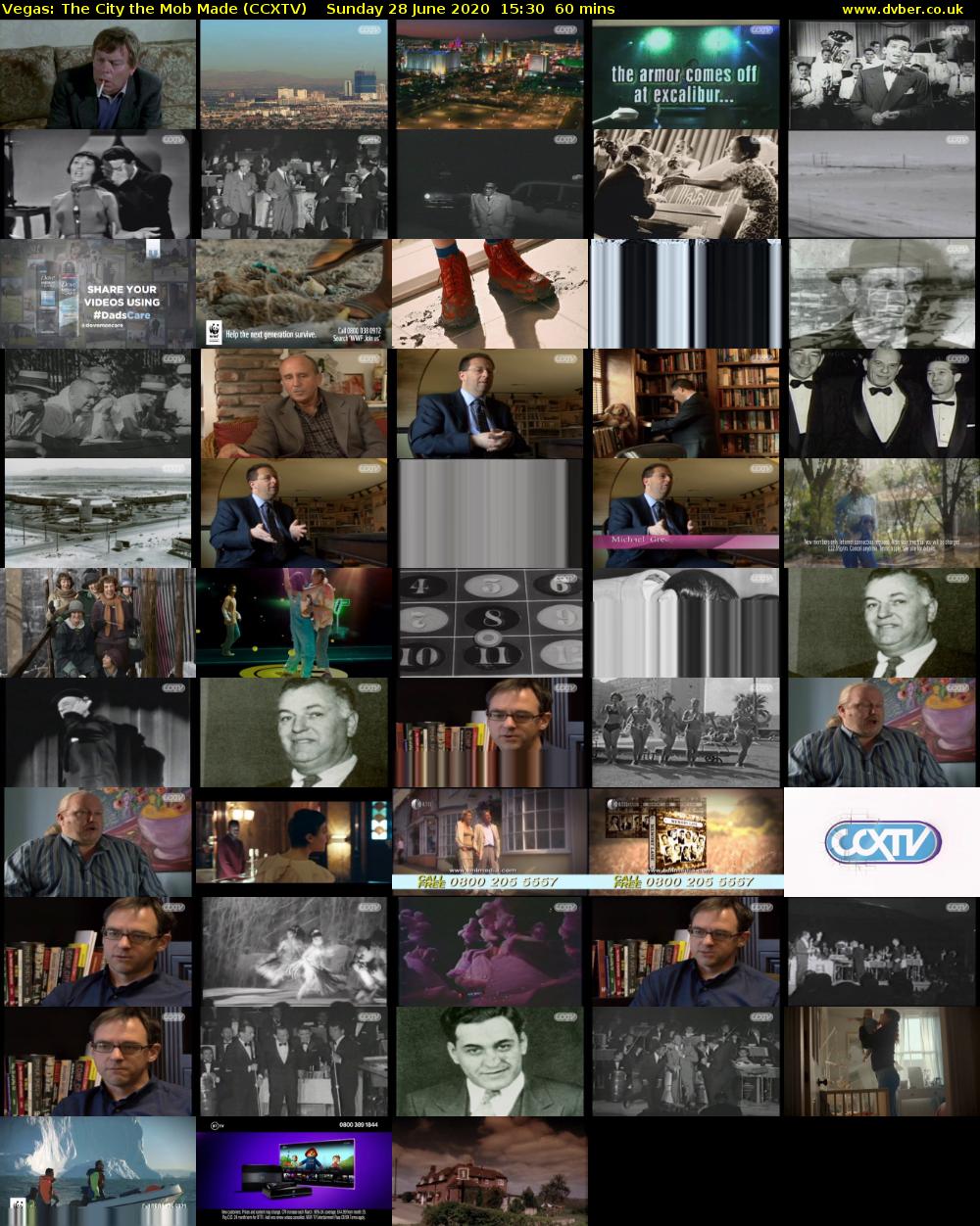 Vegas: The City the Mob Made (CCXTV) Sunday 28 June 2020 15:30 - 16:30