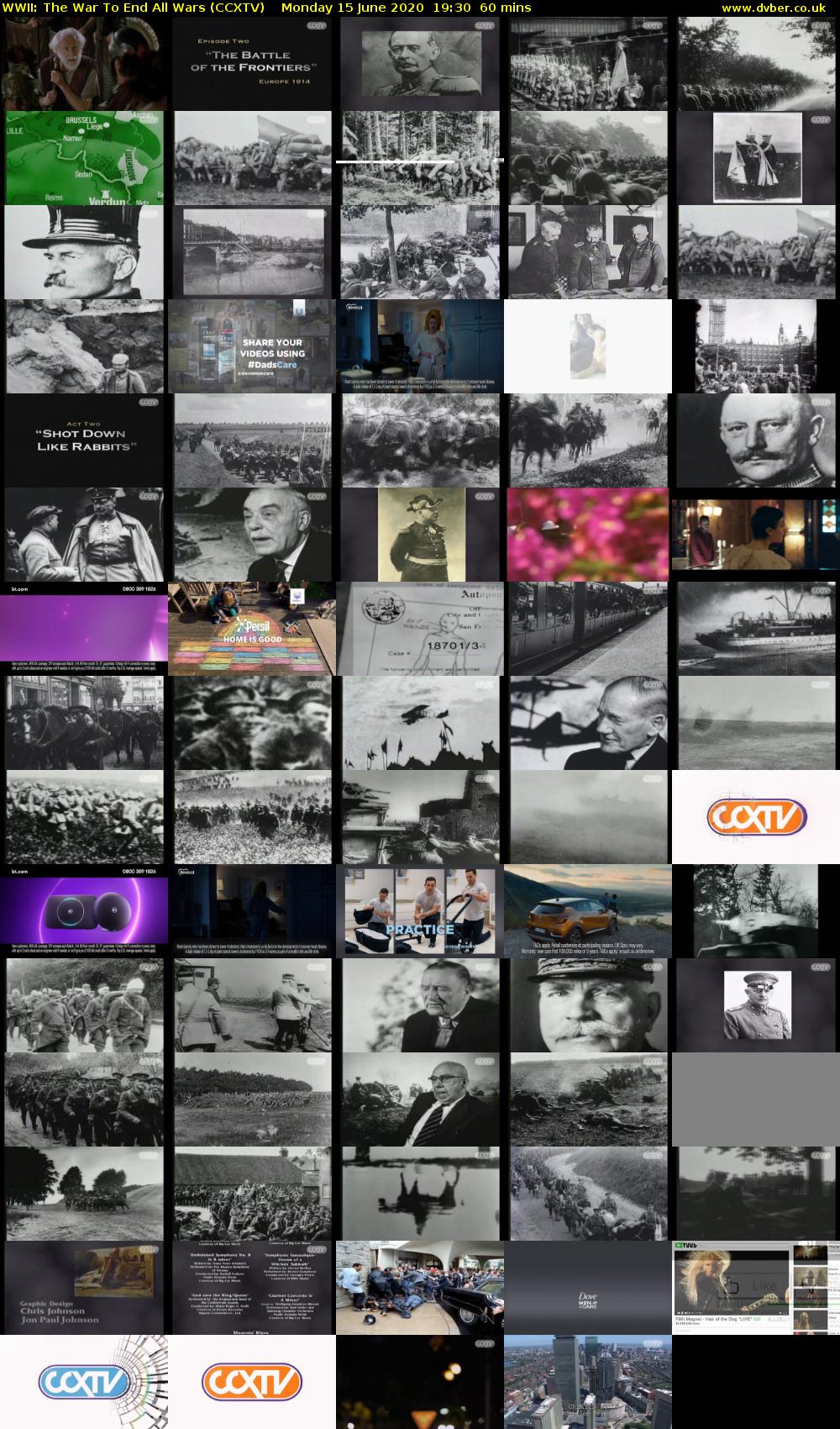 WWII: The War To End All Wars (CCXTV) Monday 15 June 2020 19:30 - 20:30