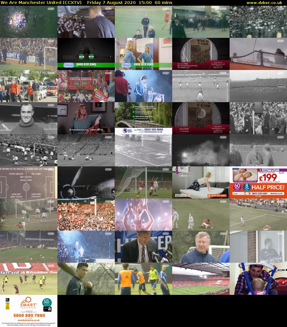 We Are Manchester United (CCXTV) Friday 7 August 2020 15:00 - 16:00