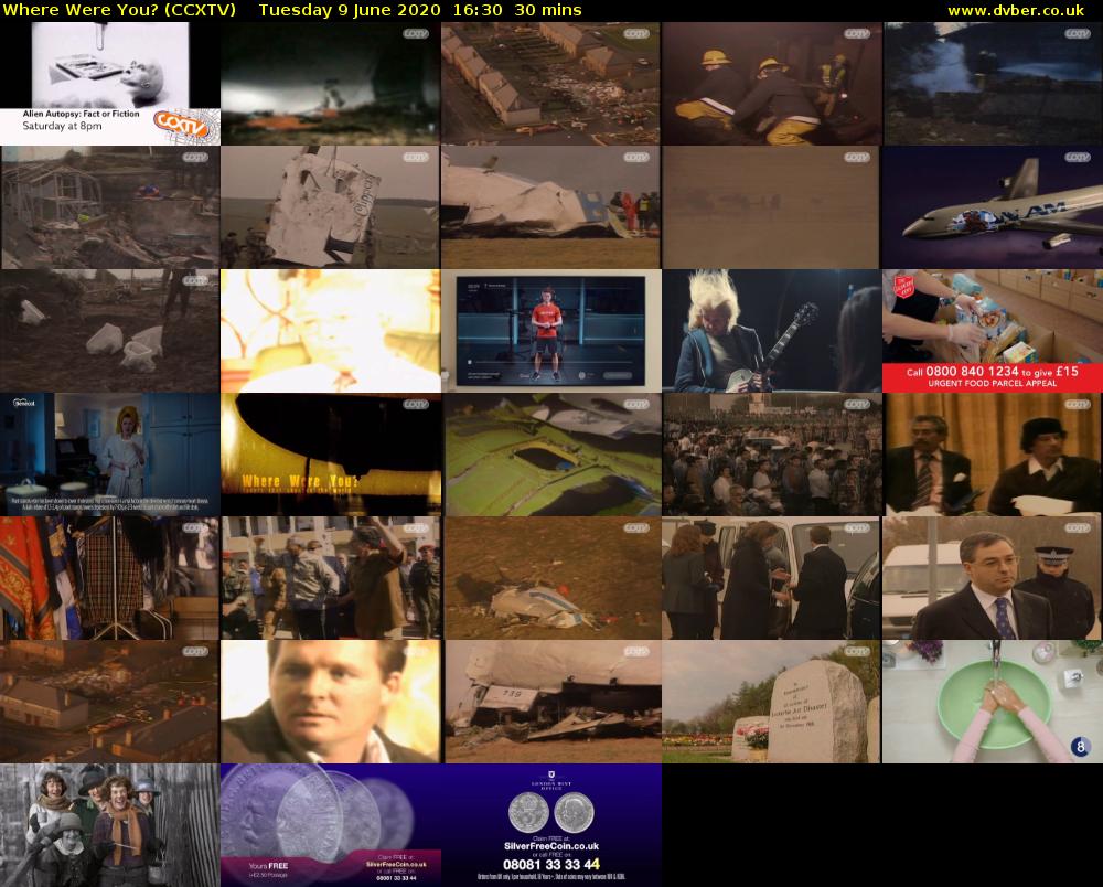 Where Were You? (CCXTV) Tuesday 9 June 2020 16:30 - 17:00