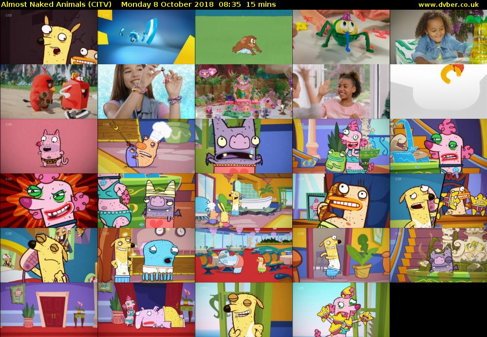 Almost Naked Animals (CITV) Monday 8 October 2018 08:35 - 08:50