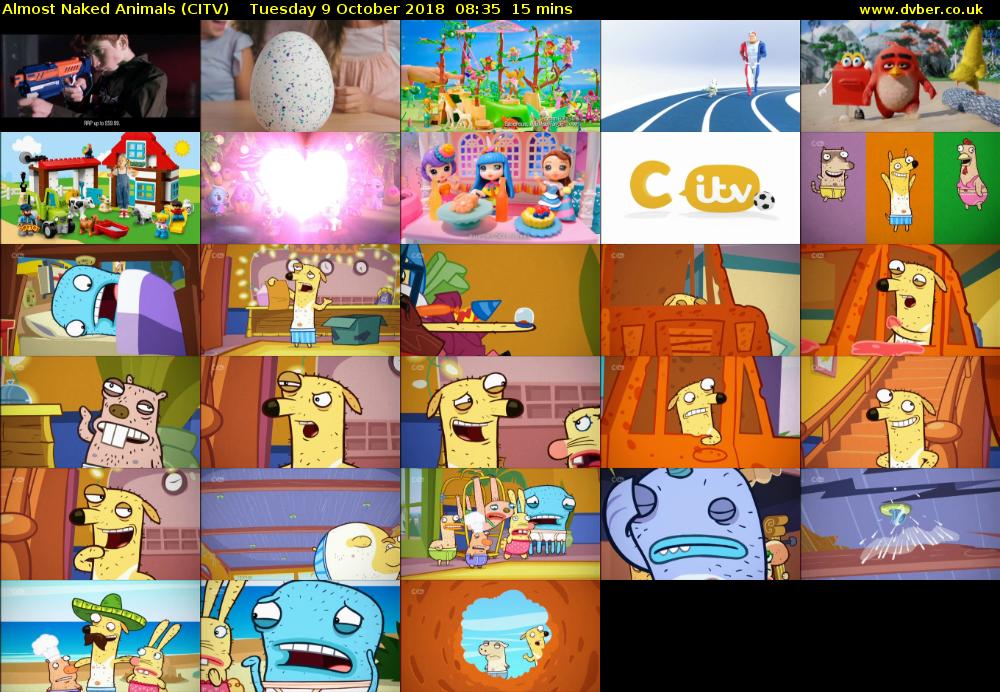 Almost Naked Animals (CITV) Tuesday 9 October 2018 08:35 - 08:50