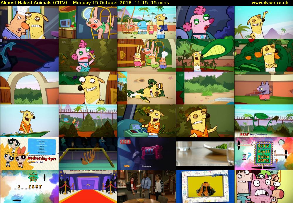 Almost Naked Animals (CITV) Monday 15 October 2018 11:15 - 11:30