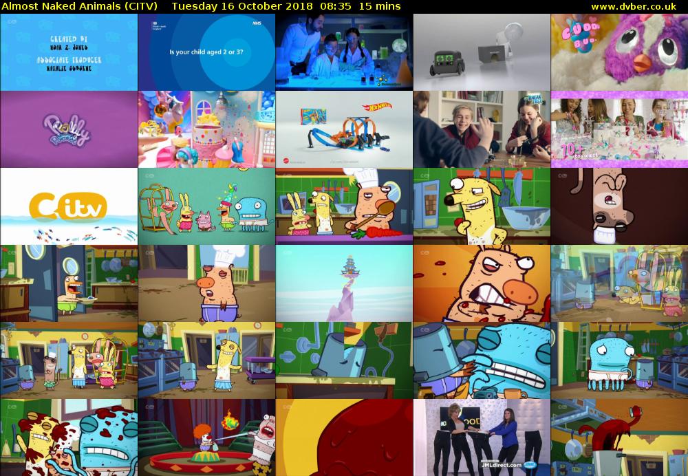 Almost Naked Animals (CITV) Tuesday 16 October 2018 08:35 - 08:50