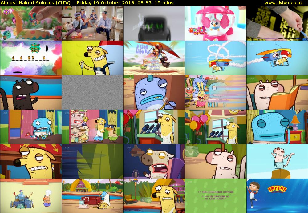Almost Naked Animals (CITV) Friday 19 October 2018 08:35 - 08:50