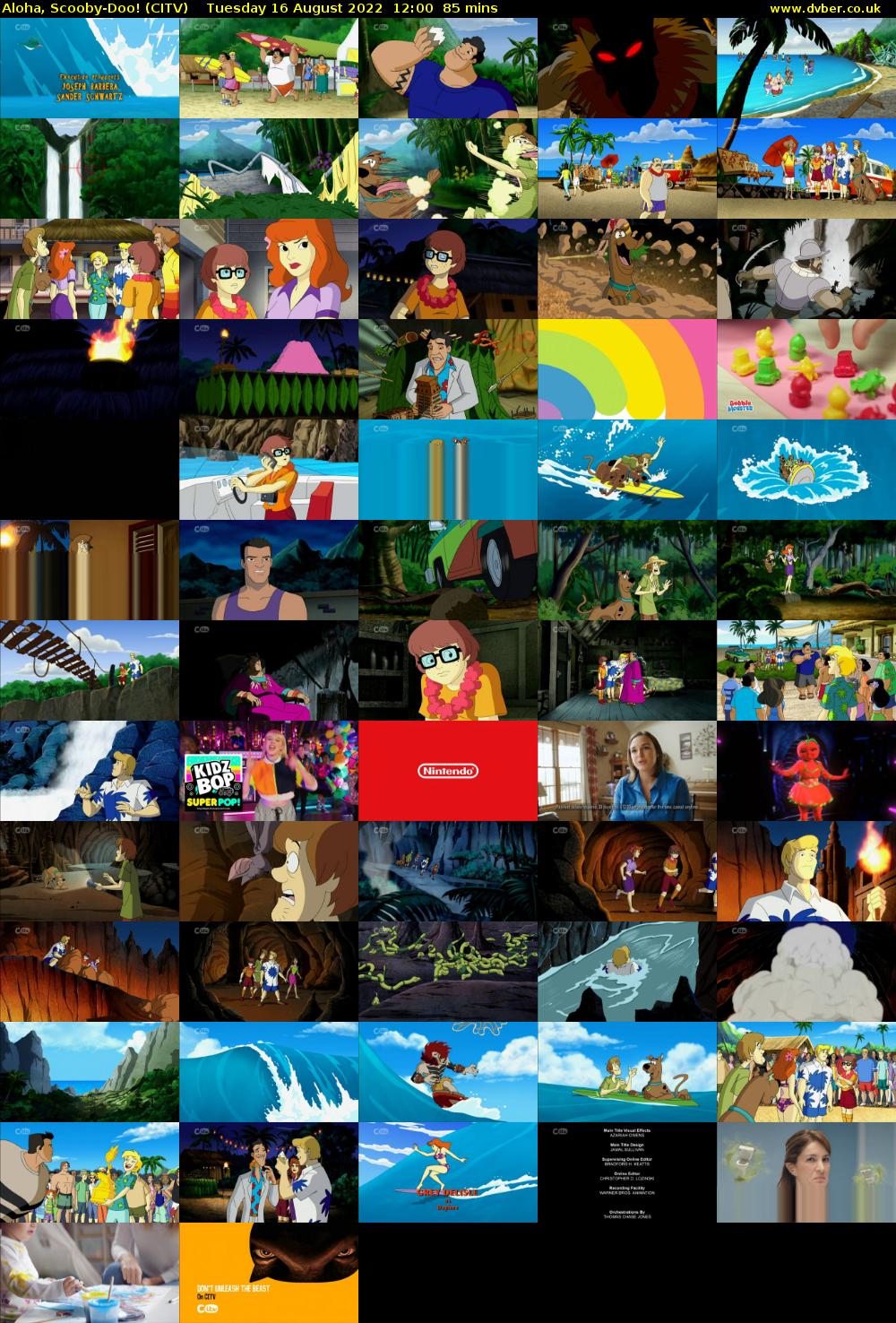 Aloha, Scooby-Doo! (CITV) Tuesday 16 August 2022 12:00 - 13:25