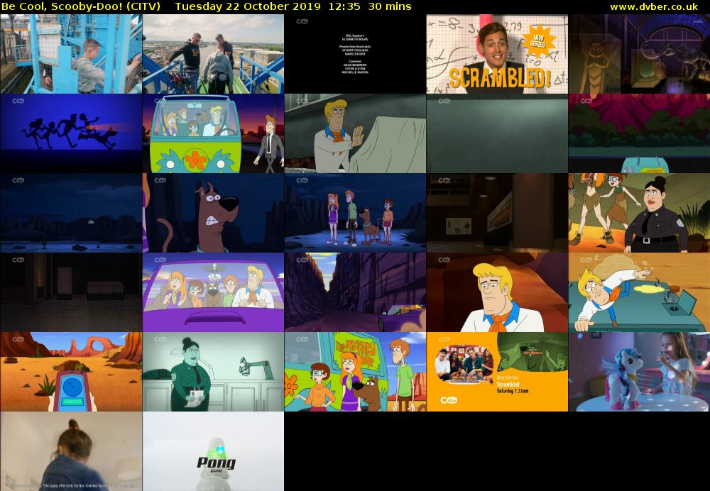 Be Cool, Scooby-Doo! (CITV) Tuesday 22 October 2019 12:35 - 13:05