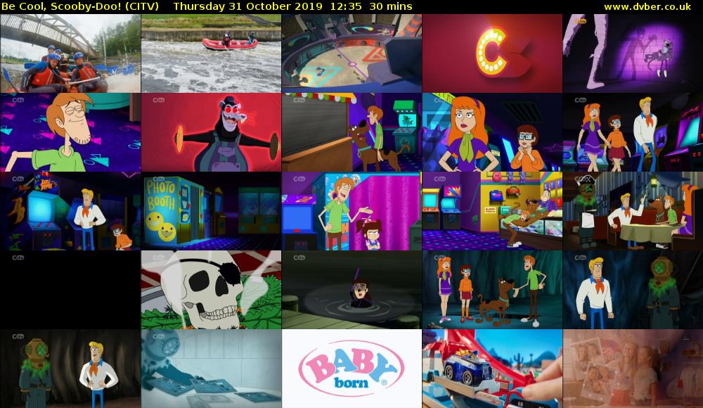 Be Cool, Scooby-Doo! (CITV) Thursday 31 October 2019 12:35 - 13:05