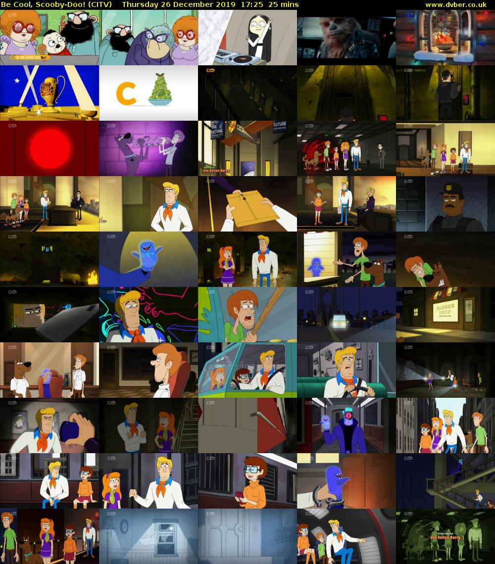 Be Cool, Scooby-Doo! (CITV) Thursday 26 December 2019 17:25 - 17:50