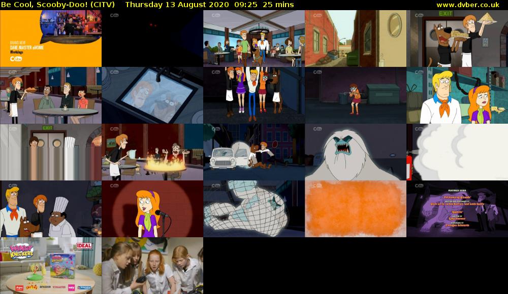 Be Cool, Scooby-Doo! (CITV) Thursday 13 August 2020 09:25 - 09:50