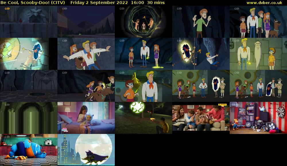 Be Cool, Scooby-Doo! (CITV) Friday 2 September 2022 16:00 - 16:30
