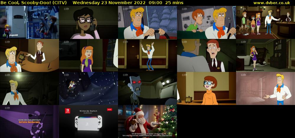 Be Cool, Scooby-Doo! (CITV) Wednesday 23 November 2022 09:00 - 09:25