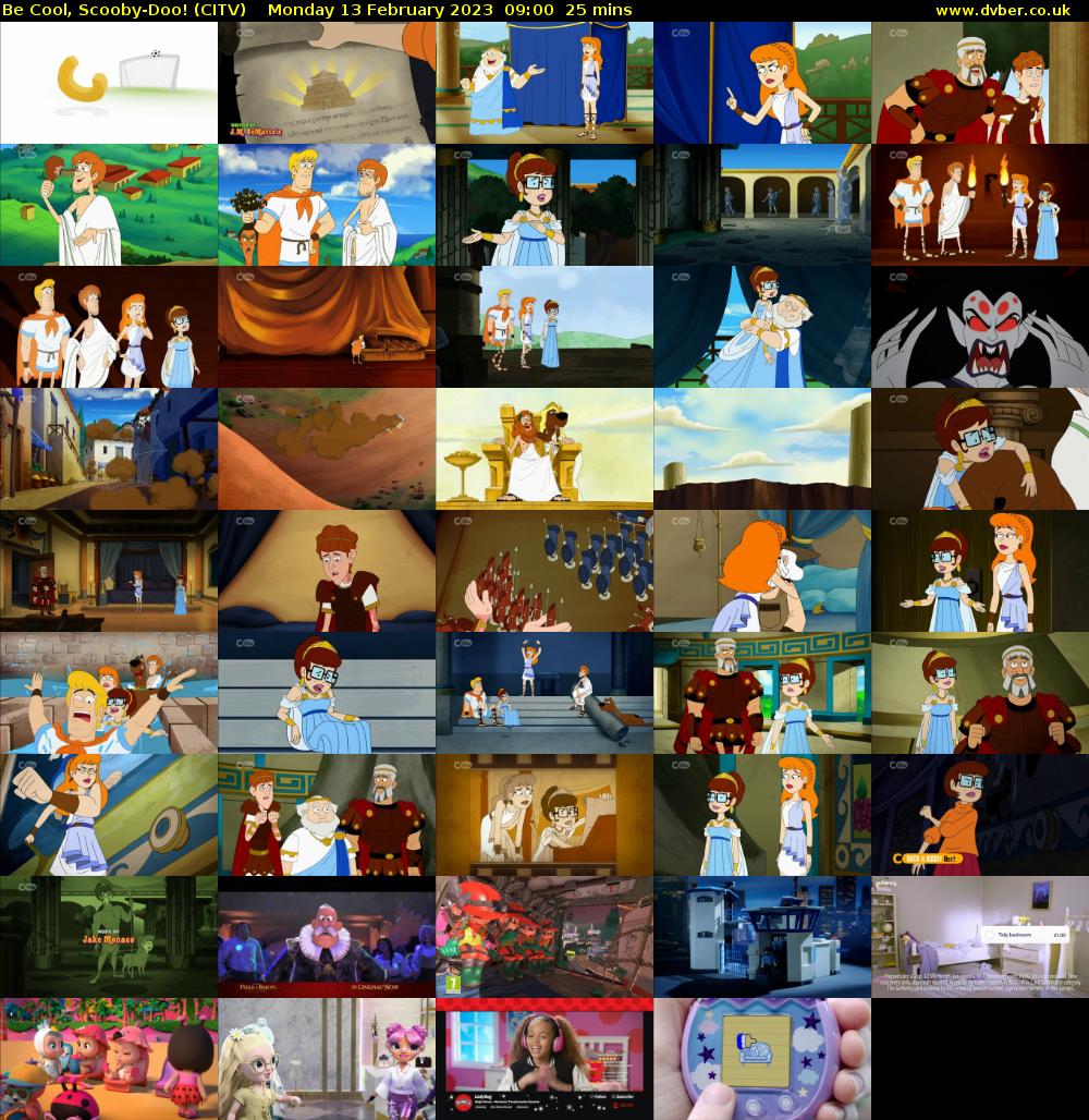 Be Cool, Scooby-Doo! (CITV) Monday 13 February 2023 09:00 - 09:25