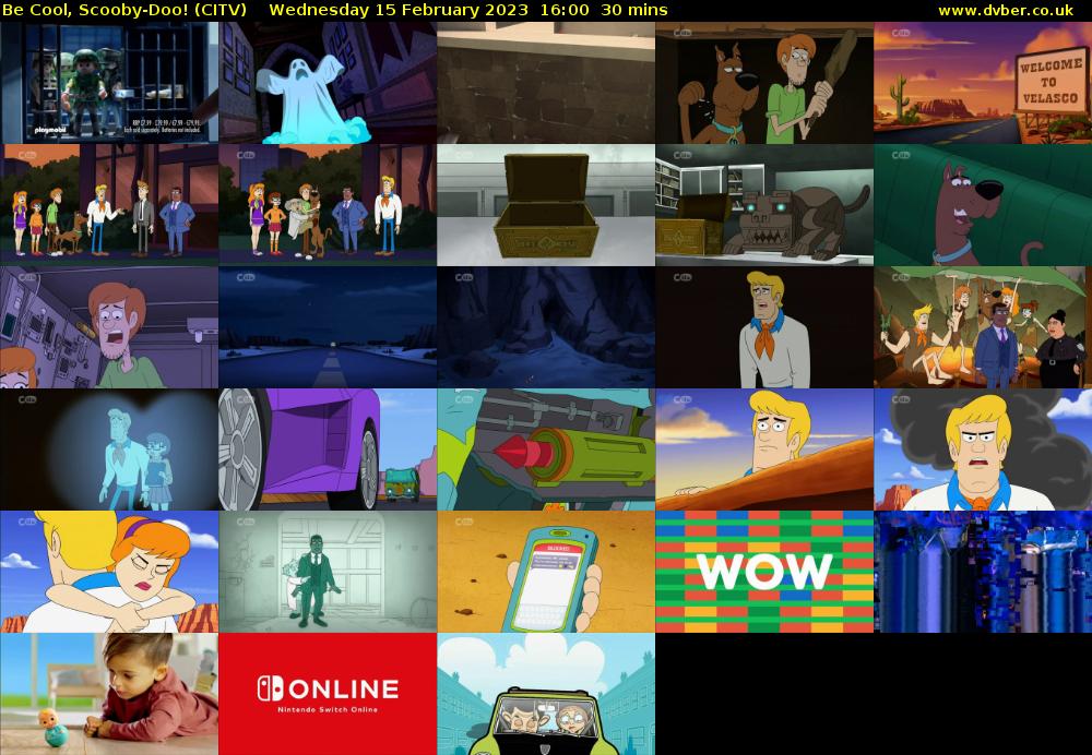 Be Cool, Scooby-Doo! (CITV) Wednesday 15 February 2023 16:00 - 16:30