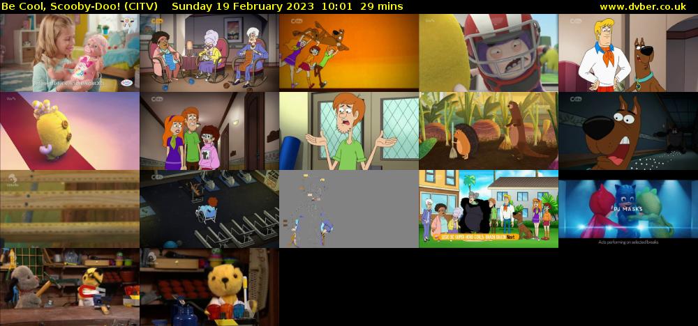 Be Cool, Scooby-Doo! (CITV) Sunday 19 February 2023 10:01 - 10:30