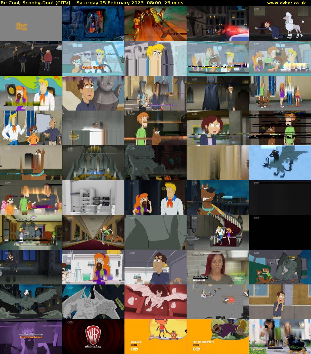 Be Cool, Scooby-Doo! (CITV) Saturday 25 February 2023 08:00 - 08:25