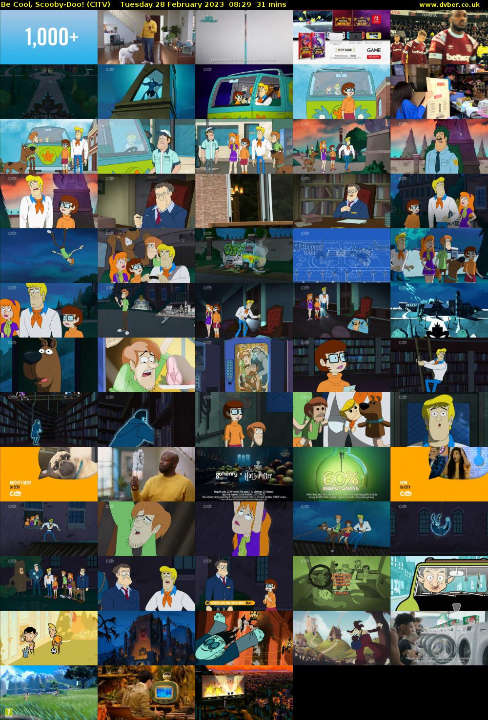 Be Cool, Scooby-Doo! (CITV) Tuesday 28 February 2023 08:29 - 09:00
