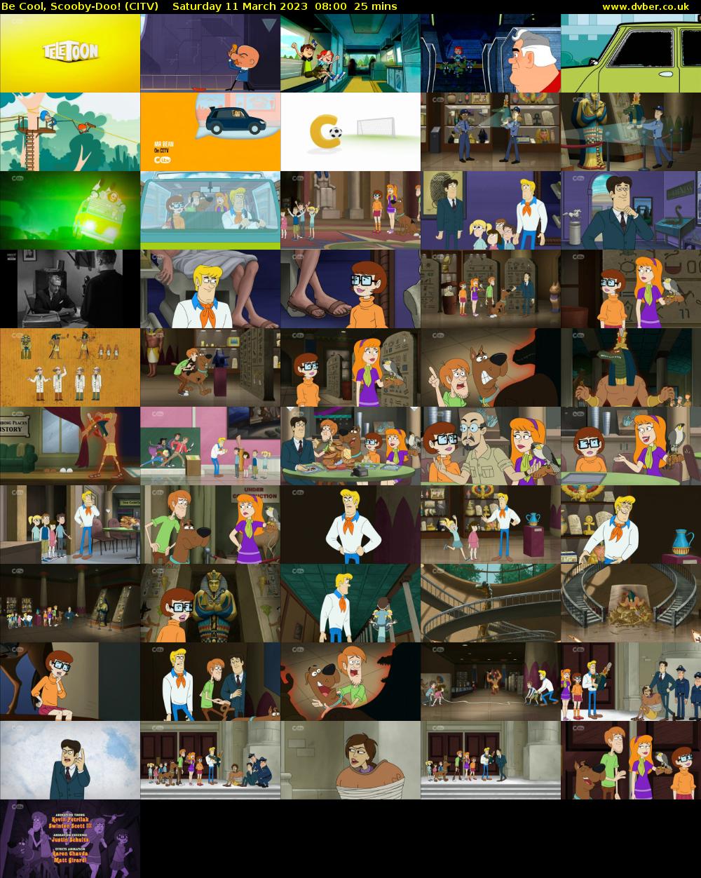 Be Cool, Scooby-Doo! (CITV) Saturday 11 March 2023 08:00 - 08:25