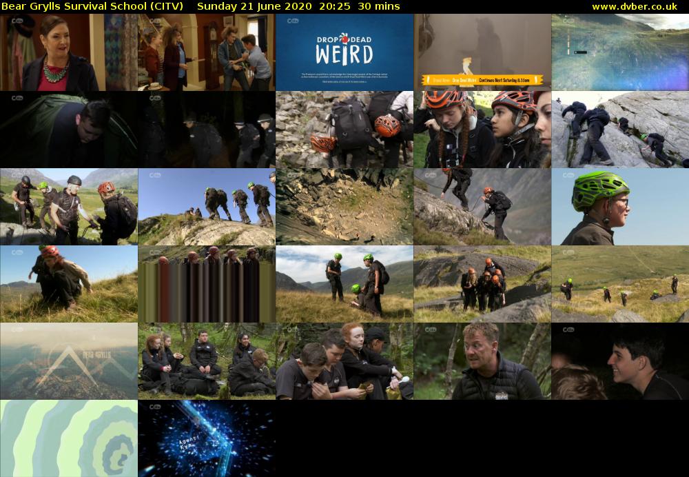 Bear Grylls Survival School (CITV) Sunday 21 June 2020 20:25 - 20:55