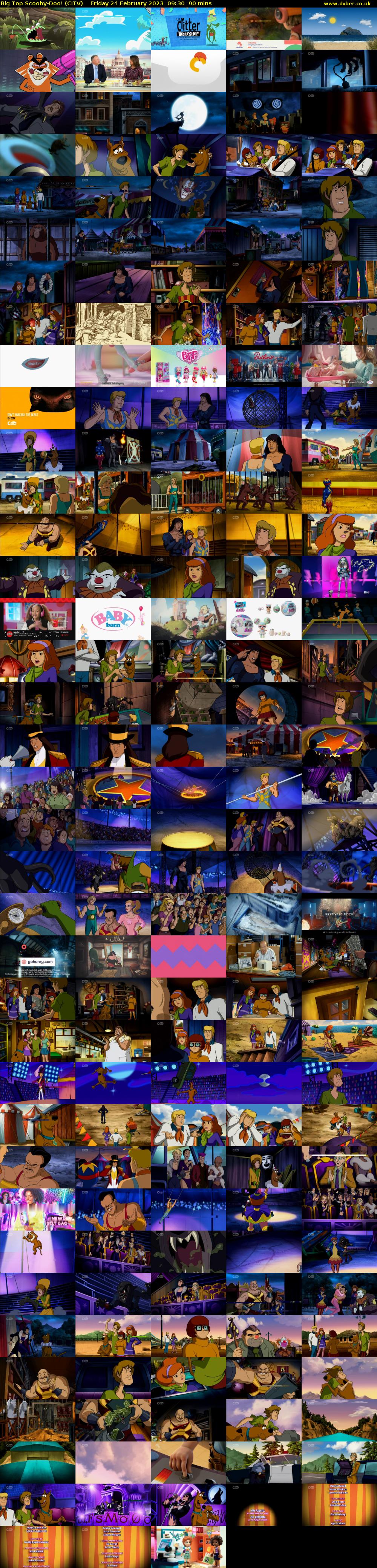 Big Top Scooby-Doo! (CITV) Friday 24 February 2023 09:30 - 11:00