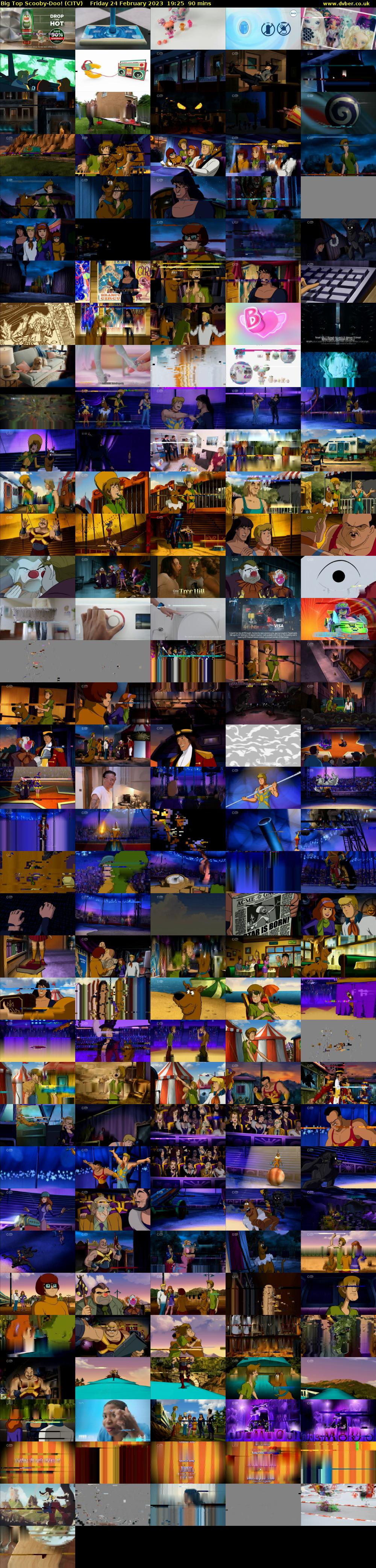 Big Top Scooby-Doo! (CITV) Friday 24 February 2023 19:25 - 20:55