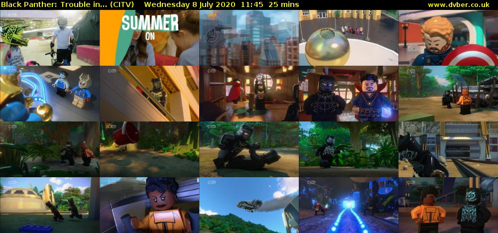Black Panther: Trouble in... (CITV) Wednesday 8 July 2020 11:45 - 12:10