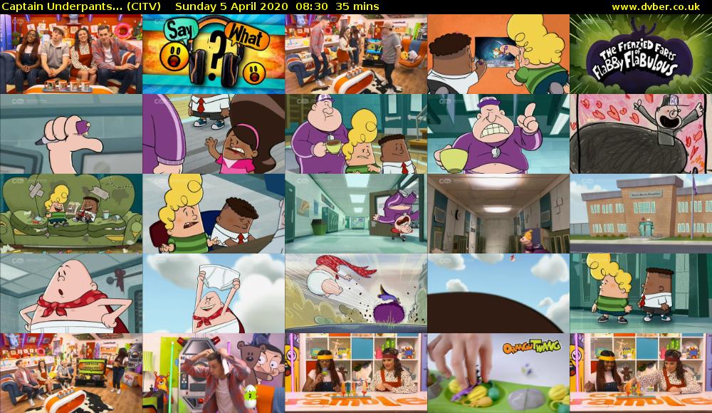 Captain Underpants... (CITV) Sunday 5 April 2020 08:30 - 09:05