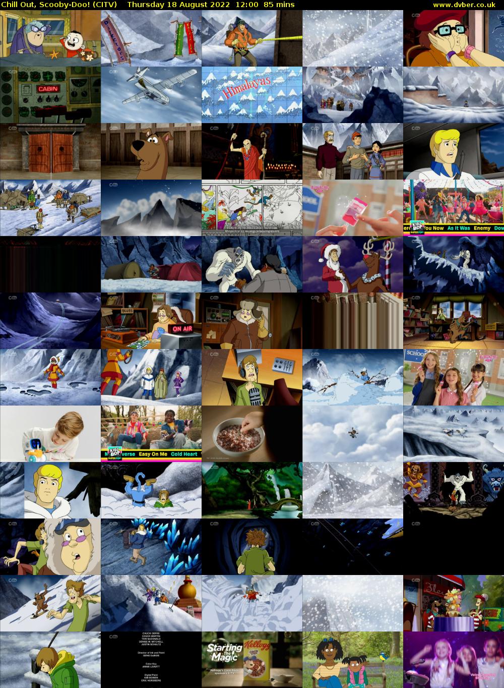 Chill Out, Scooby-Doo! (CITV) Thursday 18 August 2022 12:00 - 13:25