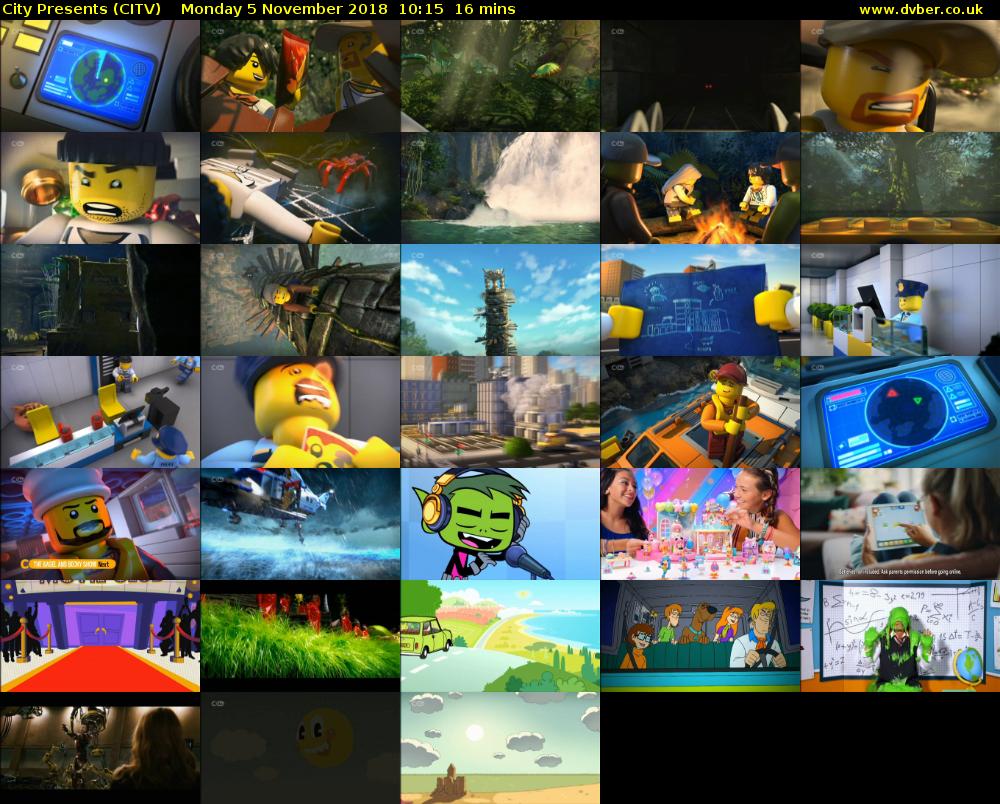 City Presents (CITV) Monday 5 November 2018 10:15 - 10:31