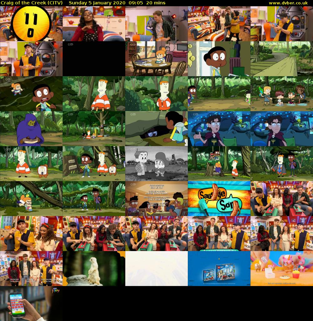 Craig of the Creek (CITV) Sunday 5 January 2020 09:05 - 09:25
