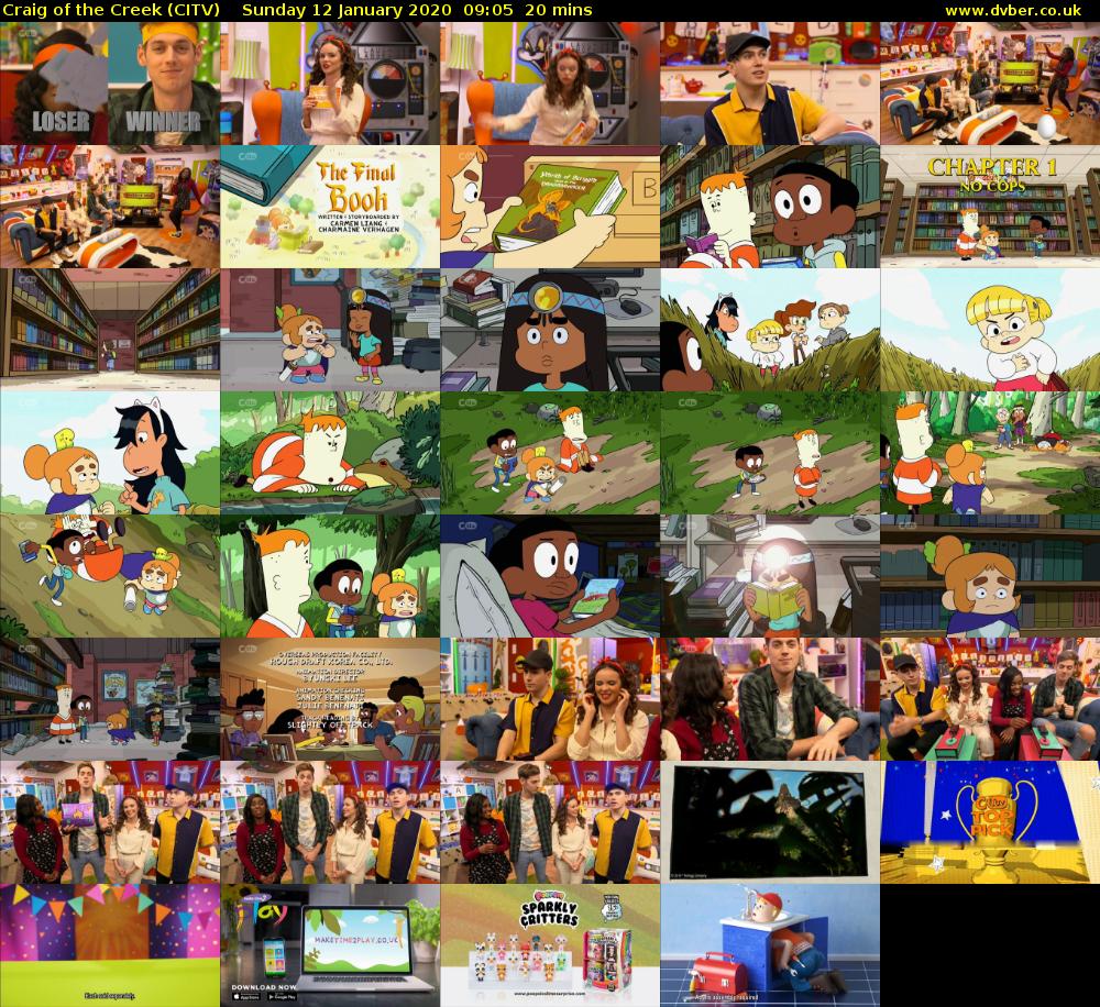 Craig of the Creek (CITV) Sunday 12 January 2020 09:05 - 09:25