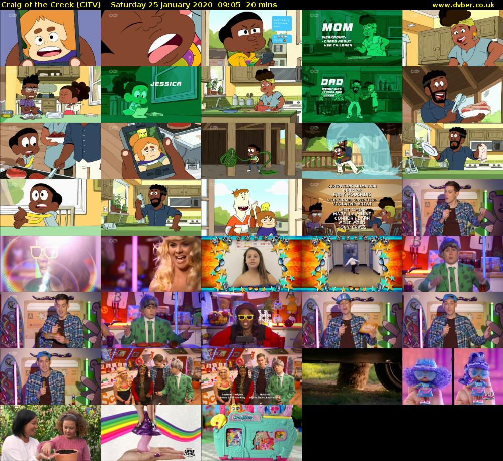 Craig of the Creek (CITV) Saturday 25 January 2020 09:05 - 09:25