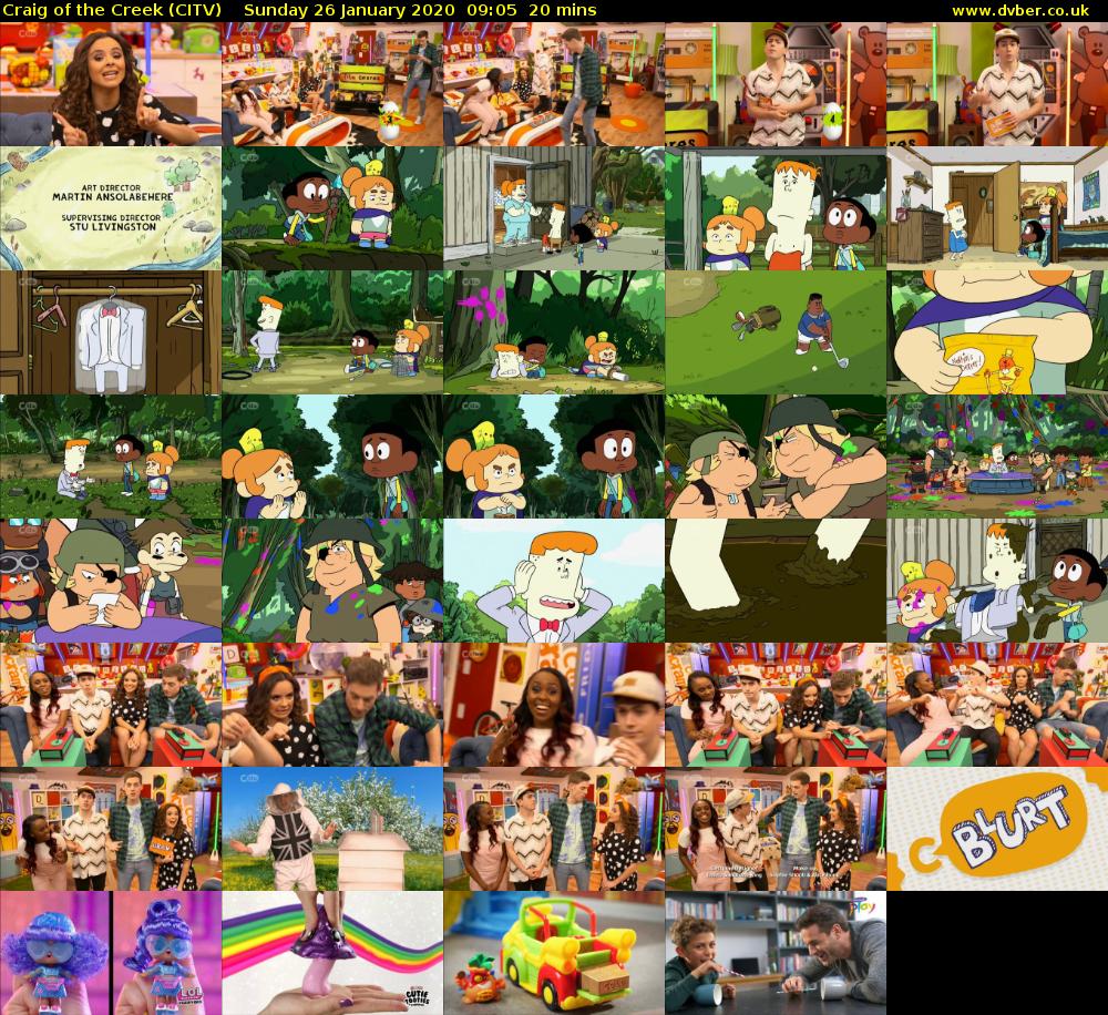 Craig of the Creek (CITV) Sunday 26 January 2020 09:05 - 09:25