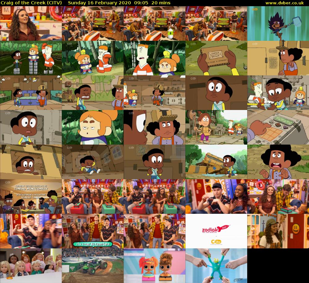 Craig of the Creek (CITV) Sunday 16 February 2020 09:05 - 09:25