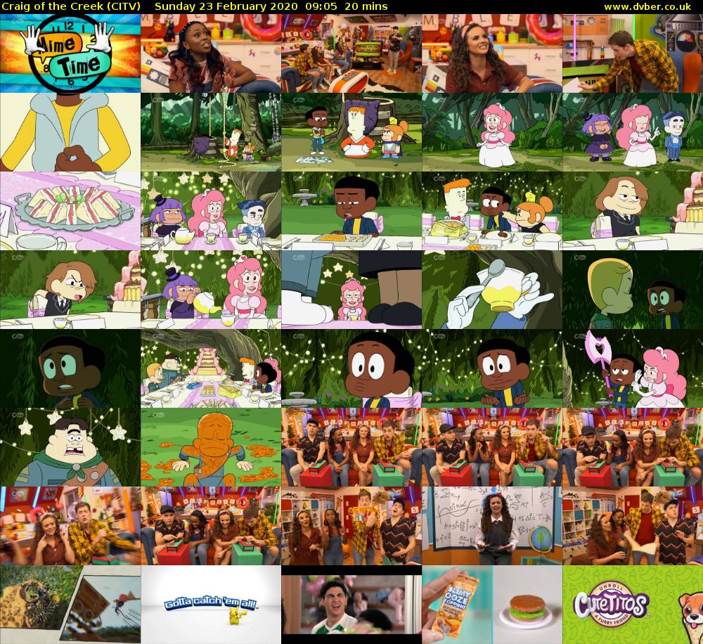 Craig of the Creek (CITV) Sunday 23 February 2020 09:05 - 09:25