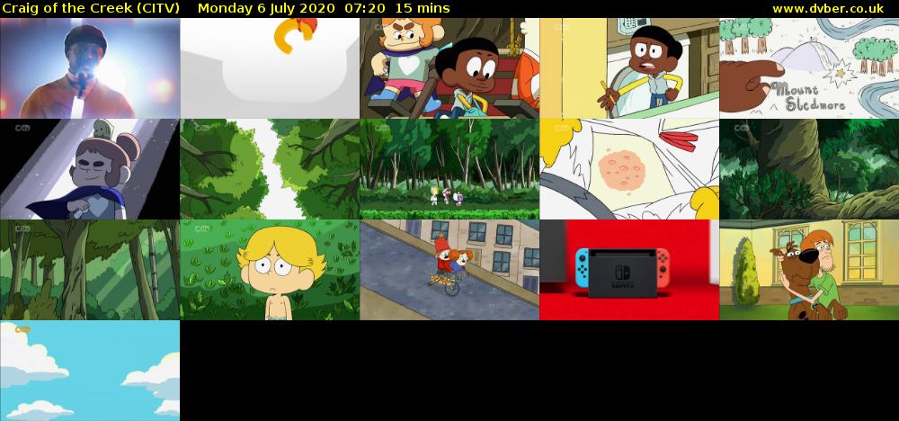 Craig of the Creek (CITV) Monday 6 July 2020 07:20 - 07:35