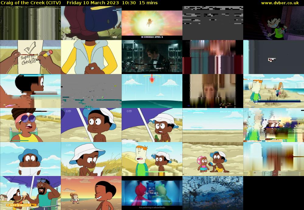 Craig of the Creek (CITV) Friday 10 March 2023 10:30 - 10:45