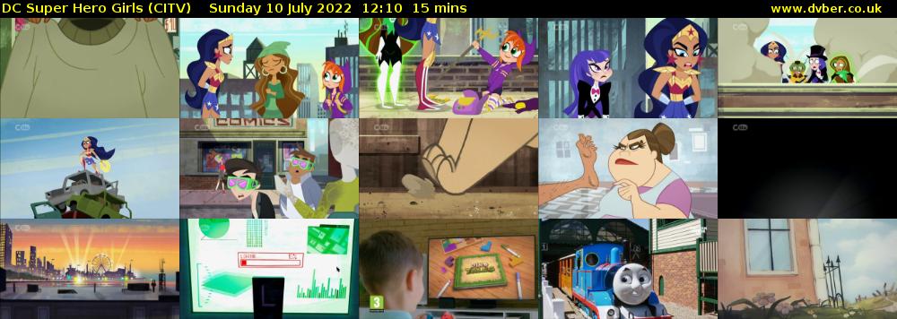 DC Super Hero Girls (CITV) Sunday 10 July 2022 12:10 - 12:25