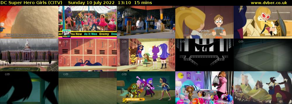 DC Super Hero Girls (CITV) Sunday 10 July 2022 13:10 - 13:25