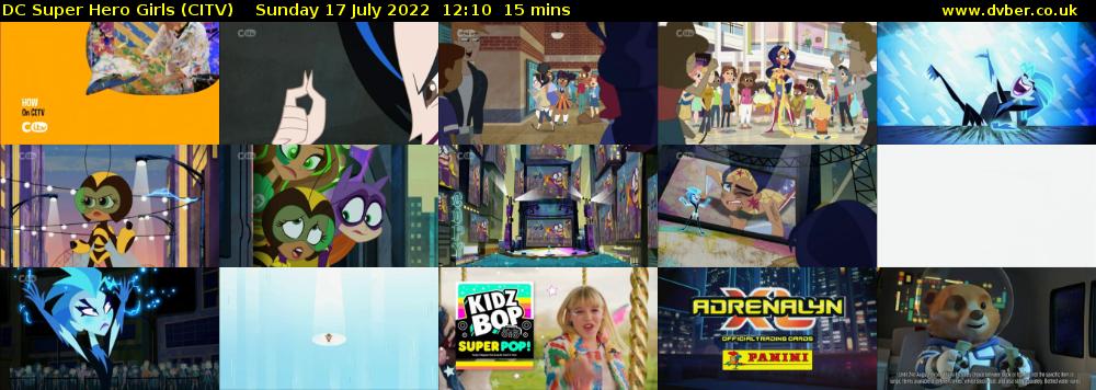 DC Super Hero Girls (CITV) Sunday 17 July 2022 12:10 - 12:25