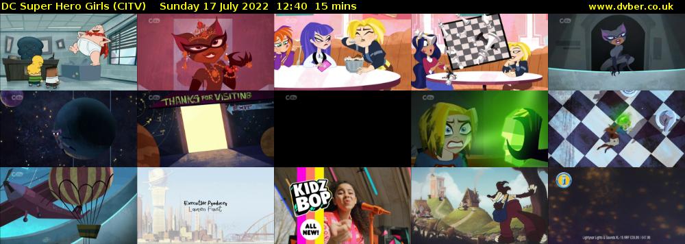 DC Super Hero Girls (CITV) Sunday 17 July 2022 12:40 - 12:55