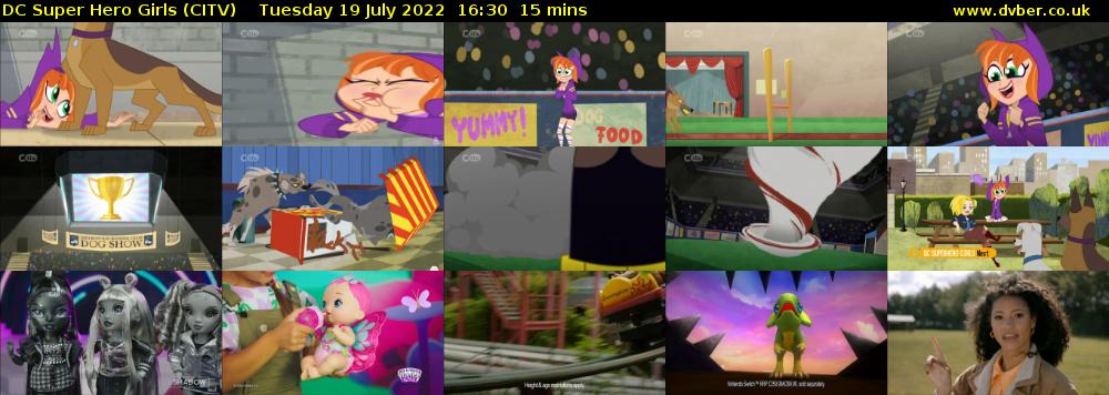 DC Super Hero Girls (CITV) Tuesday 19 July 2022 16:30 - 16:45