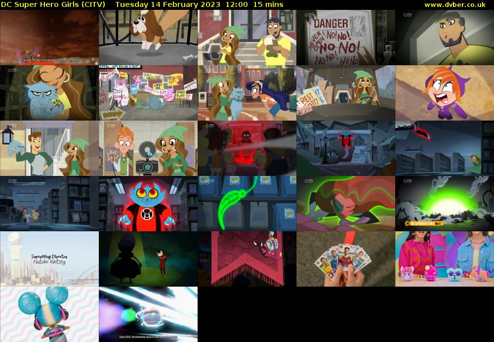DC Super Hero Girls (CITV) Tuesday 14 February 2023 12:00 - 12:15