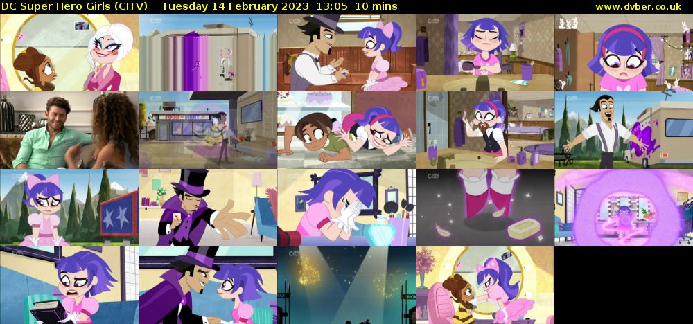 DC Super Hero Girls (CITV) Tuesday 14 February 2023 13:05 - 13:15