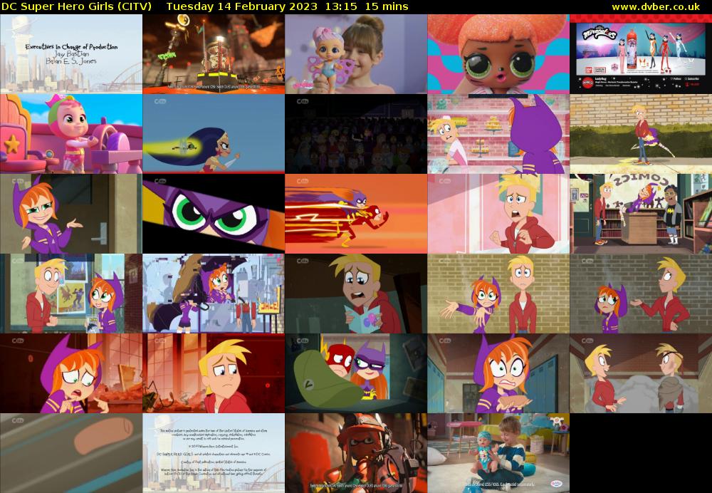 DC Super Hero Girls (CITV) Tuesday 14 February 2023 13:15 - 13:30