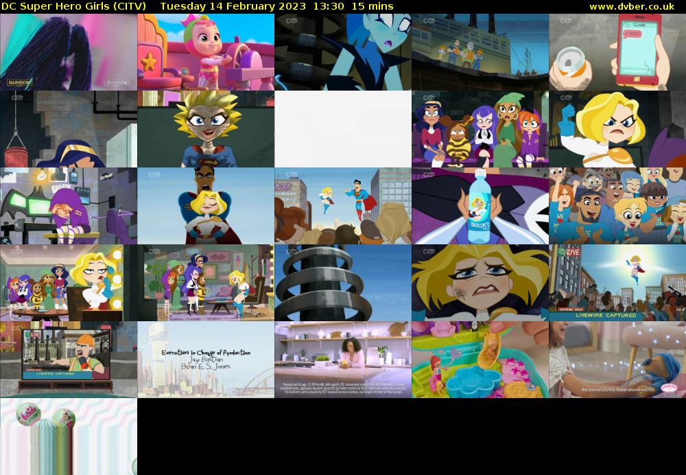 DC Super Hero Girls (CITV) Tuesday 14 February 2023 13:30 - 13:45