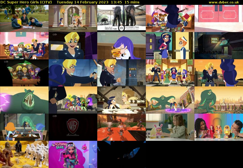 DC Super Hero Girls (CITV) Tuesday 14 February 2023 13:45 - 14:00