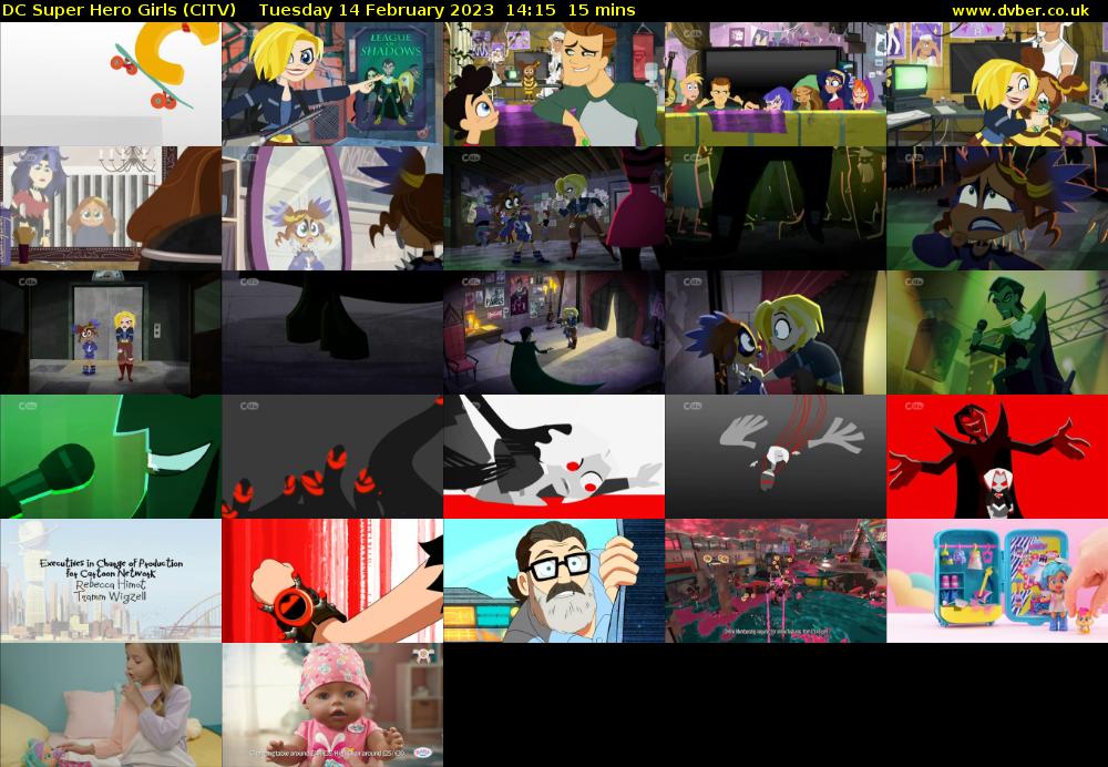 DC Super Hero Girls (CITV) Tuesday 14 February 2023 14:15 - 14:30