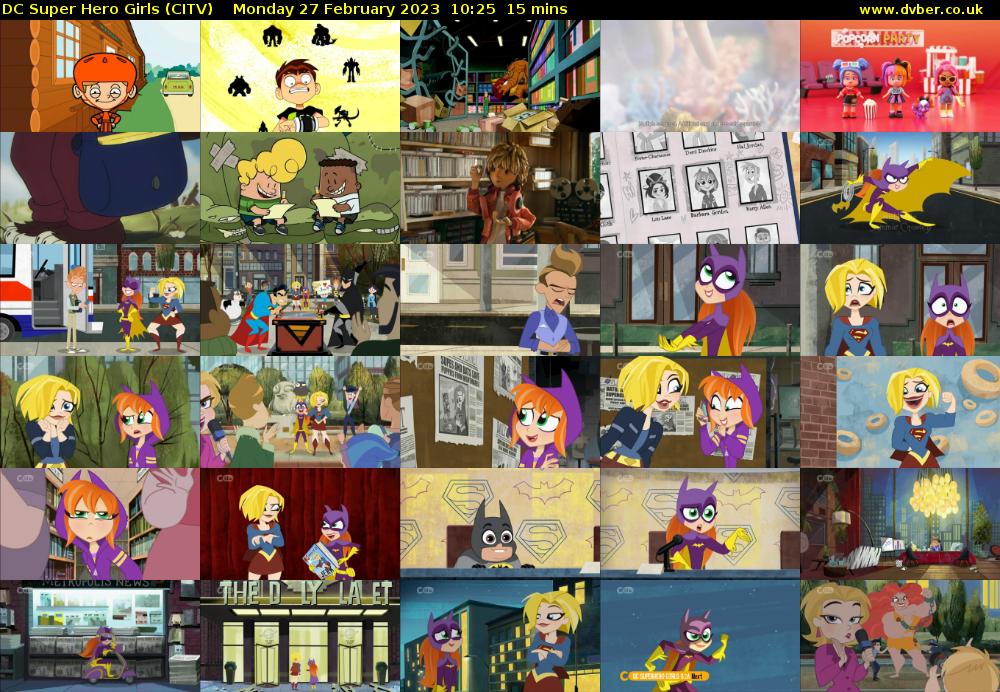 DC Super Hero Girls (CITV) Monday 27 February 2023 10:25 - 10:40