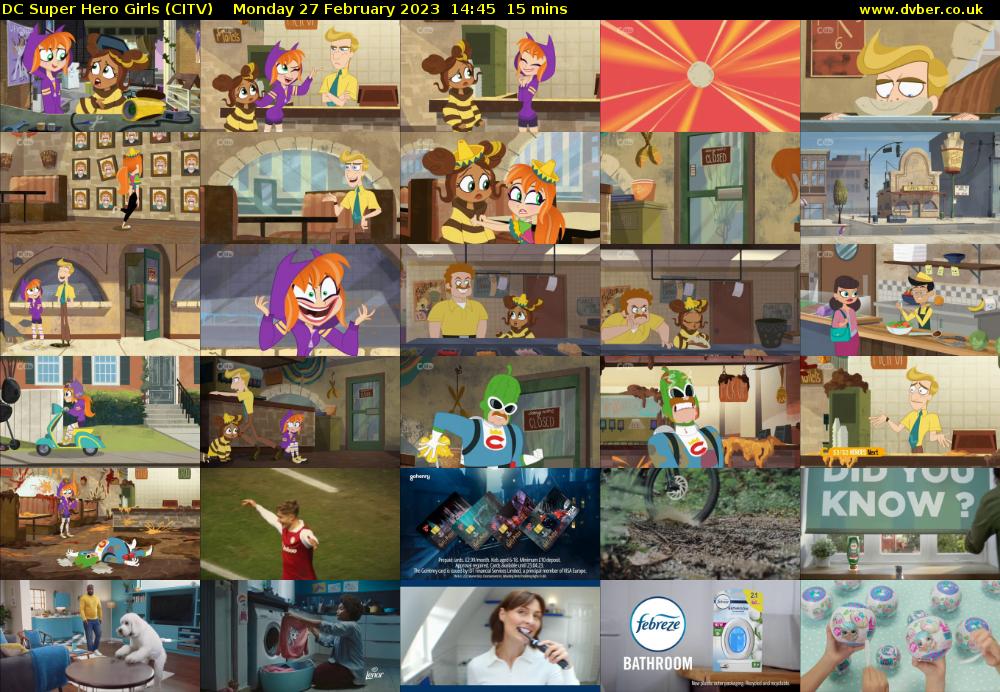DC Super Hero Girls (CITV) Monday 27 February 2023 14:45 - 15:00